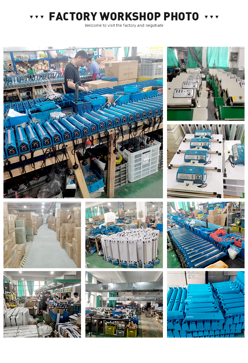 Portable Hand Manual Sealing Machine Plastic Impulse Heat Bag Sealer with CE FCC Iron