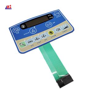 Quality Square Embossed Button Membrane Switch Panel For Medical Instrument wholesale