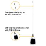Dual Band 144 430MHz VHF UHF Car Antenna NMO Mount Magnetic base