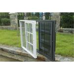 Home Security Pvc Profile Upvc Sliding Windows White Black