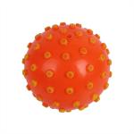 Eco-friendly pvc soft inflatable two color massage ball with dots