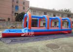 Outdoor Kids And Adults double Inflatable Water Slip And Slide with pool 20m