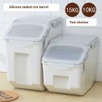 Incredible Countertop Airtight Dog Food Container Sealed Transparent Grey