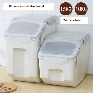 Quality Incredible Countertop Airtight Dog Food Container Sealed Transparent Grey wholesale