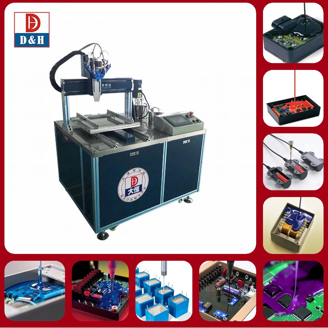 Efficiently Designed Chemical PGB-200 Auto CNC 2 Component Glue Potting Machine