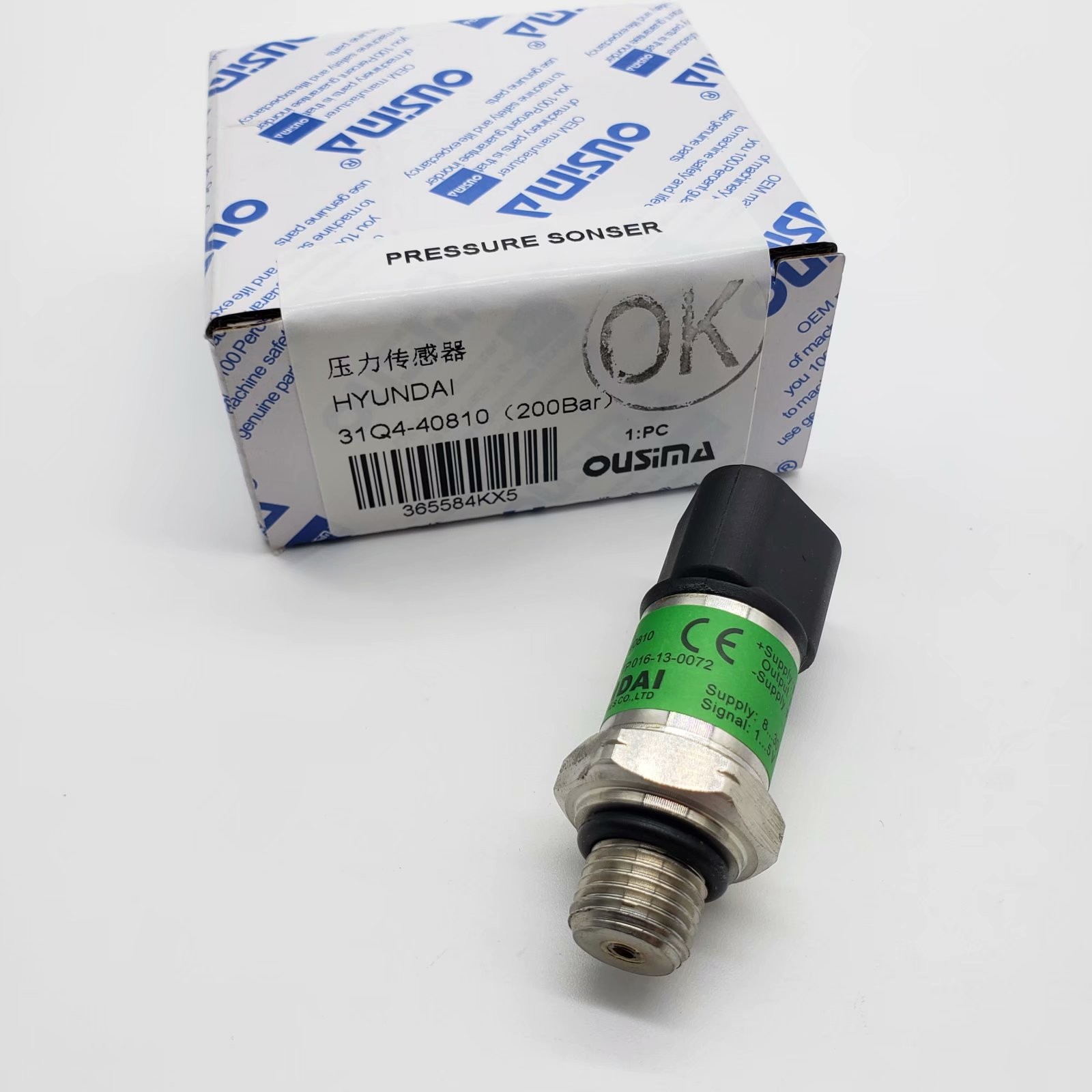 OUSIMA Eletric Excavator 31Q4-40810 200 Bar Pressure Sensor