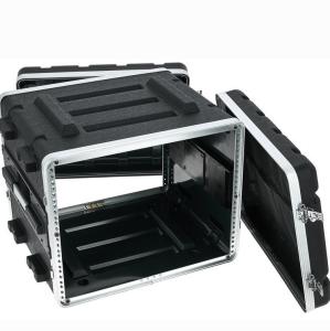 China Amplifier PA Durable  8u Rack Flight Case ABS 17 Depth on sale