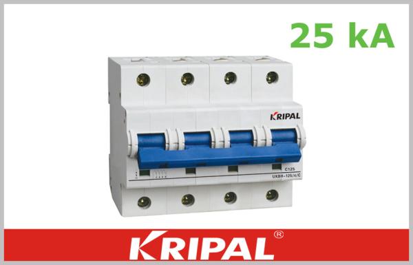 20/25/32/40/50/63/80/100/125Amp Mini Circuit Breaker 1/2/3/4Pole Bimetallic MCB