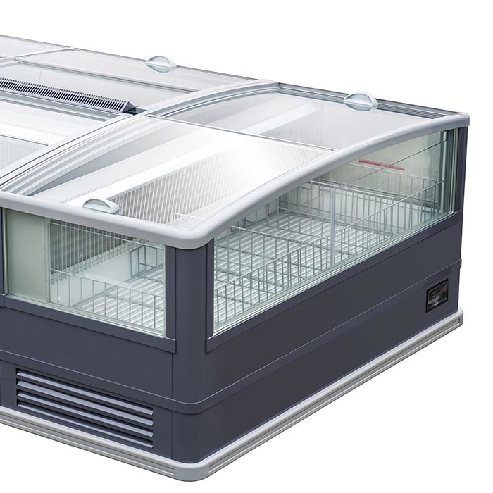 Automatic Defrosting Supermarket Island Freezer