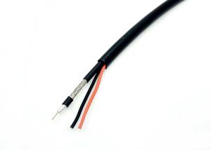Quality Mini Complex CCTV Siamese Coax Cable RG59P 0.5mm2 Power 3.7 PVC Jacket wholesale