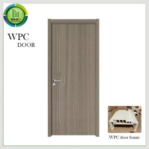 Quality WPC Solid Core Internal Doors , Wood Panel Door 600mm Width wholesale