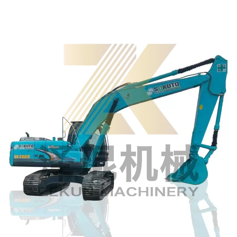 Japan-made Kobelco SK200-8 Excavator with HINO Engine, 0.8m³ Bucket