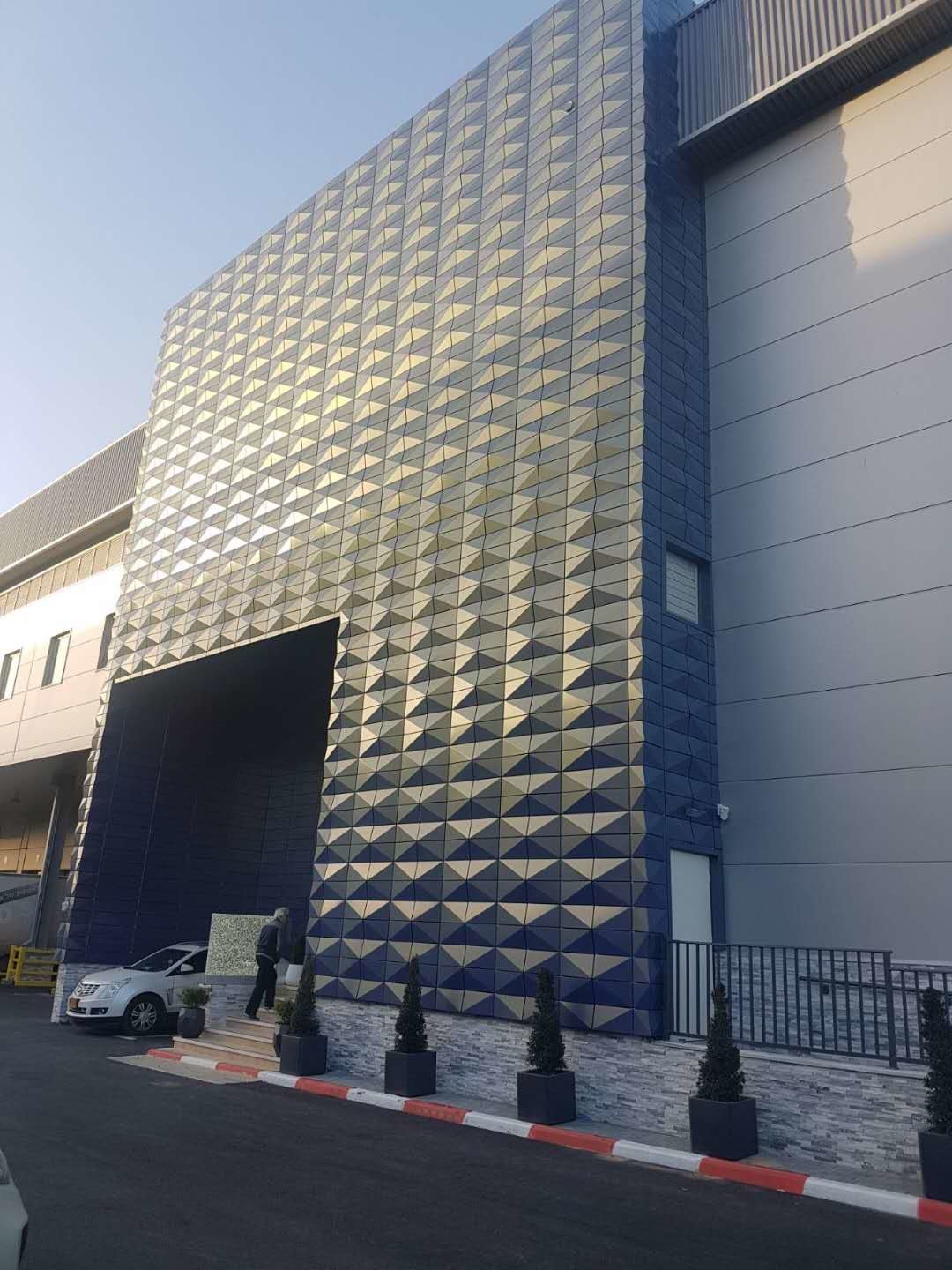 Fireproof Safe 3D shape Aluminum Plastic Laminate Sheet , Aluminum Wall Panels Exterior