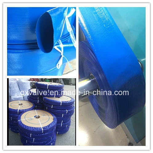 4 Inch PVC Layflat Plastic Hose Agricultural Irrigation Pump Connection