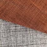 100% Polyester Two Tone Imitation Linen Fabric for Customer Requirements