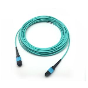 Quality 12 Fiber Single Module Mpo Fiber Cable With OM3 LC 0.9mm Connector wholesale