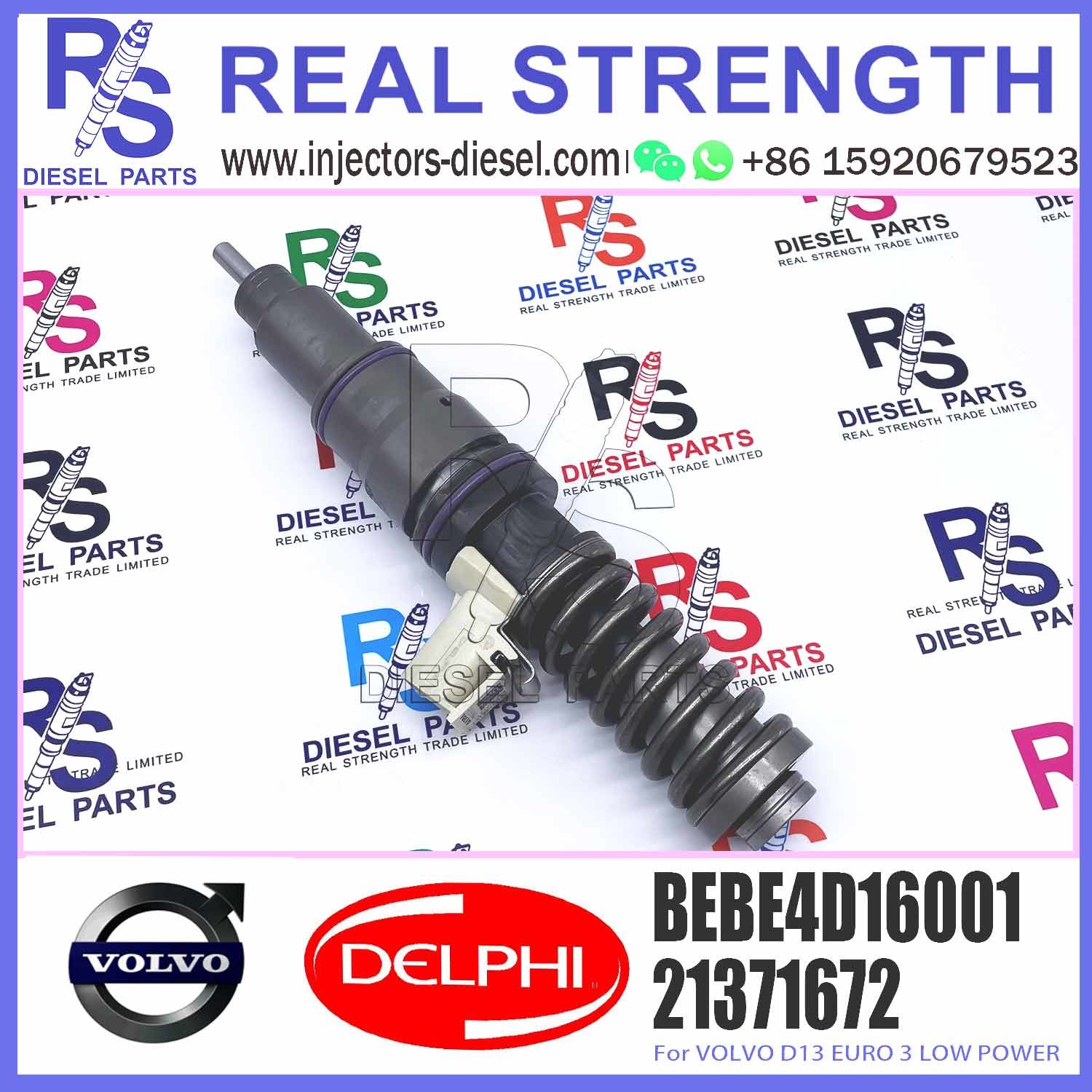 Diesel Fuel Injector 3801618 Fuel Injection Nozzle BEBE4D08001 BEBE4D16001 For V-O-L-V PENTA