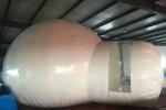 White PVC Clear Inflatable Tent Fireproof Waterproof Safe For Hotels Inflatable
