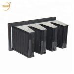0.3u Activated Carbon Air Filter V Bank Air Filter 800-4200 CMB/H