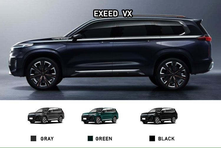 2023 Left Hand Drive 4 Cylinders 261Ps Hybrid 2.0T Luxury Exeed Lanyue Moon 4WD High Speed Auto Avto Chery Exeed VX 2022 2.0T