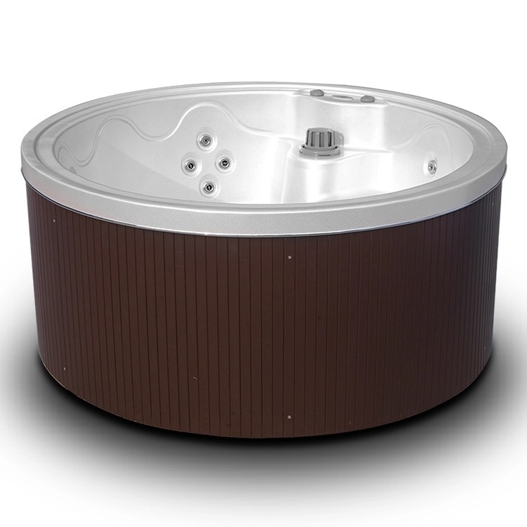 5~6 Round Hottubs Outdoor Bath Spa Tub 2.5HP Pump 2-Level Step