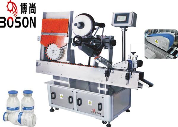Pharmaceuticals Industry Vial Sticker Labeling Machine , Self Adhesive Sticker