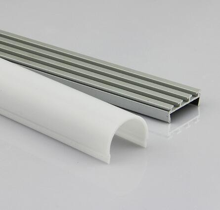 Waterproof 2m length LED aluminum extrusion profiles A2623 for LED Strips for shops stores mall