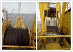 Overhead Transmission Hoisting Tower Crane Winch High Strength Steel