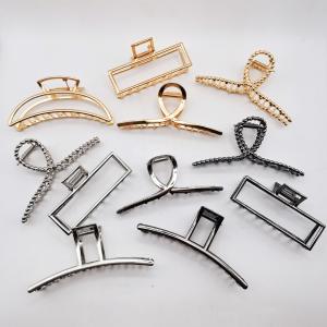 Quality Alloy Big Large Metal Claw Hair Clips Gold Silver Gun Black 11.5cm wholesale