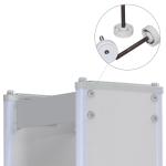 4 Zones Access Safety Digital metal detector commercial With Human indicating