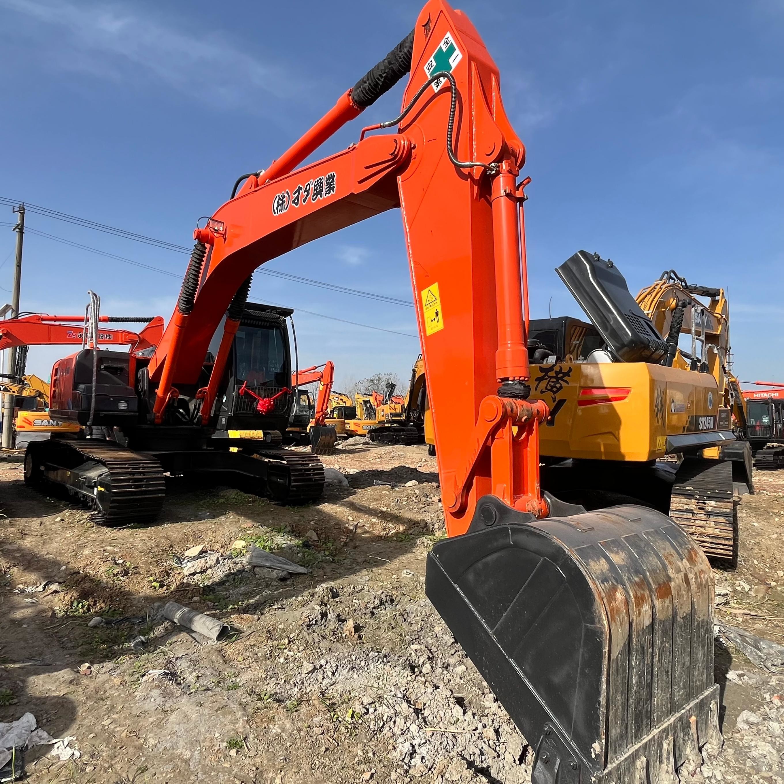 Japan Brand Hitachi ZX210 Hydraulic Backhoe Excavator 21 Ton Second Hand Digger With 1m3 Capacity