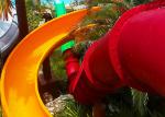 Commercial Tube Spiral Water Slide , Fiberglass Theme Park Water Slides