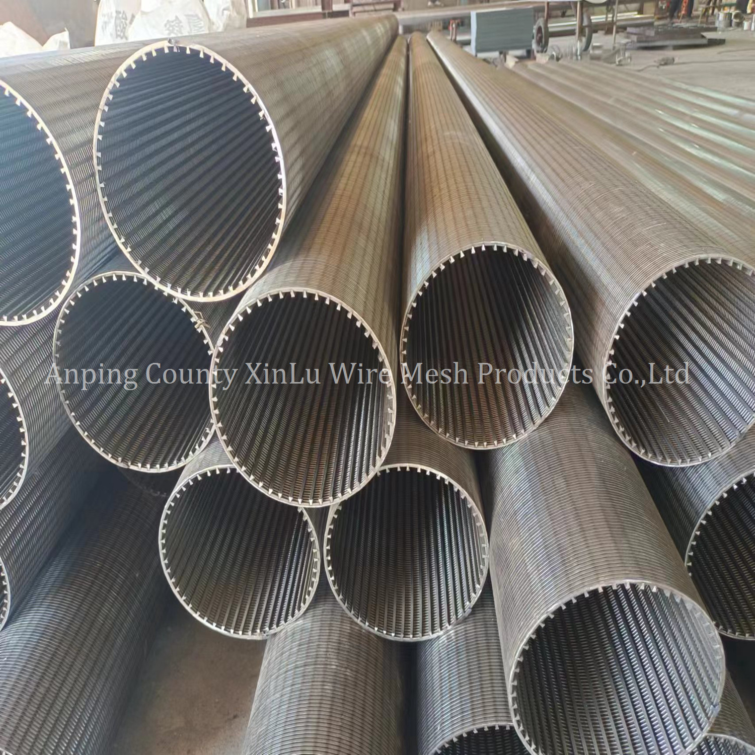Stainless Steel Sand Control Johnson Wire Screen Tube for Oil Pump Drilling