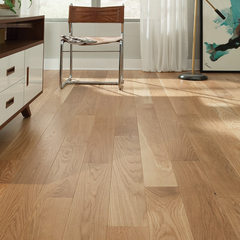 Distressed Fishbone Style Three Layers Engineered Wood Parquetry Flooring for Living Room