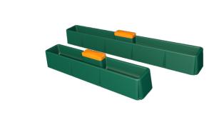 Quality Goat Sheep Antifrost 2.8m Cattle Water Drinkers Plastic Cattle Trough wholesale