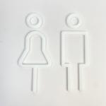 Inspirational White Acrylic Alphabet Letters Advertising Fabricated Acrylic