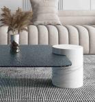 Light Luxury Marble Round Coffee Table Creative Living Room High End Designer