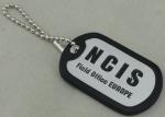 NCIS Personalised Dog Tags By Aluminum Stamped , Silicone band Matched