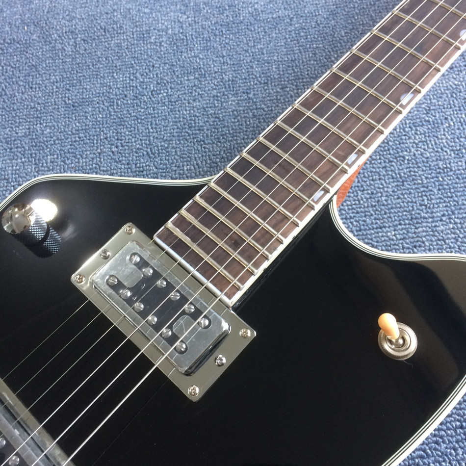 Custom Left Handed Electric Guitar in Black