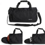 250MM Basketball Training Black Nylon Travel Gym Bag Duffle Gym Fitness