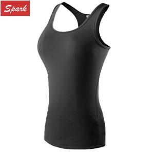 Quality Professional Elastic Outdoor Front Close Builtup Sport Women Tank Top wholesale
