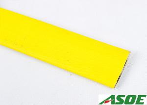 Quality 1.5 Inch 300 Psi Yellow PVC Fire Hose , Braided Fire Hose Single Jacket wholesale