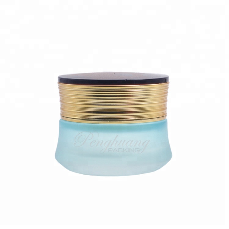 Empty 30ml Cream Glass Jars Cosmetics Packaging For Face Cream