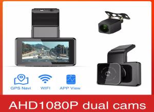 Quality WIFI GPS Logger 4K Car Dashboard Mounted Dash Cam 3inch wholesale