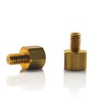 RoHs Motherboard Brass Hex Spacer Customizable 6mm Hex Standoff Spacer