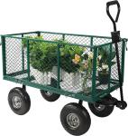 250KGS Capacity Folding Steel Outdoor Beach Mesh Wagon for Garden Tools Qingdao