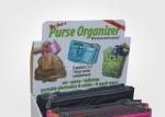 Cloth / Bag Shop Shelf Ready Packaging , Black Cardboard Advertising Stand