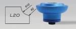 Marble Shaping Diamond Profile Wheel High Speed Applied On Edge Cutting Machine