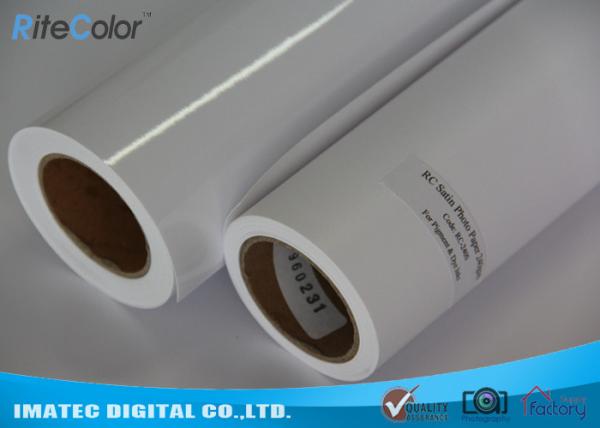 Inkjet Microporous Satin Finish Photo Paper , 260GSM Digital Printing RC Inkjet