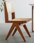 Nordic rattan weaving household simple creative make-up chair backrest homestand